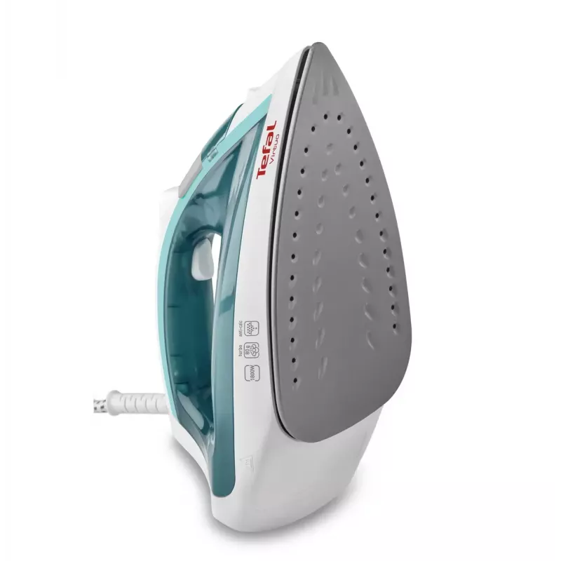 Steam iron Tefal Virtuo FV1710 — 1800 W, 80 g/min steam boost, vertical steam, green/white