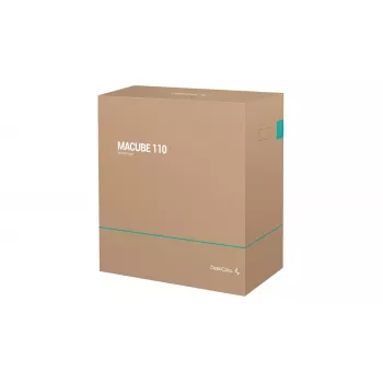 PC Case DeepCool MACUBE 110 WH Midi Tower — White, Tempered Glass, microATX, up to 320mm GPU, 165mm CPU cooler, 2x3.5 inch + 2x2.5 inch bays