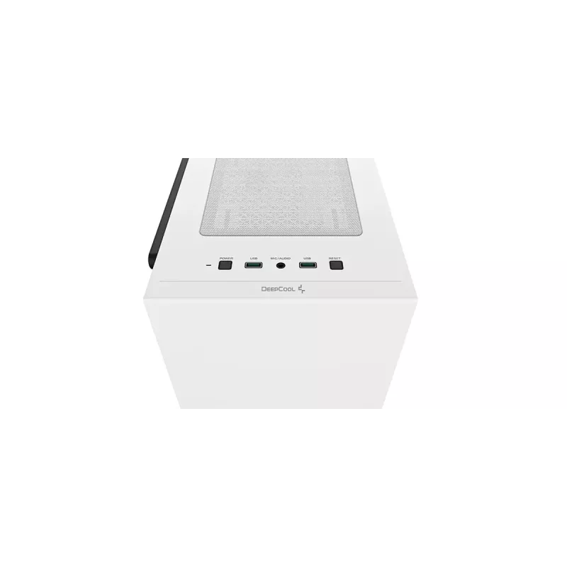 PC Case DeepCool MACUBE 110 WH Midi Tower — White, Tempered Glass, microATX, up to 320mm GPU, 165mm CPU cooler, 2x3.5 inch + 2x2.5 inch bays