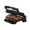 Contact grill Tefal GC7228 — contact grill, 800 cm² cooking surface, adjustable thermostat, black stainless steel