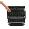 Contact grill Tefal GC7228 — contact grill, 800 cm² cooking surface, adjustable thermostat, black stainless steel