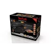 Contact grill Tefal GC7228 — contact grill, 800 cm² cooking surface, adjustable thermostat, black stainless steel