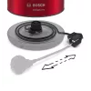 Bosch TWK3P424 electric kettle 1.7 L 2400 W Grey, Red