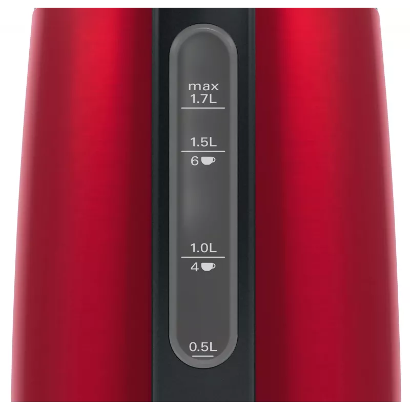 Bosch TWK3P424 electric kettle 1.7 L 2400 W Grey, Red