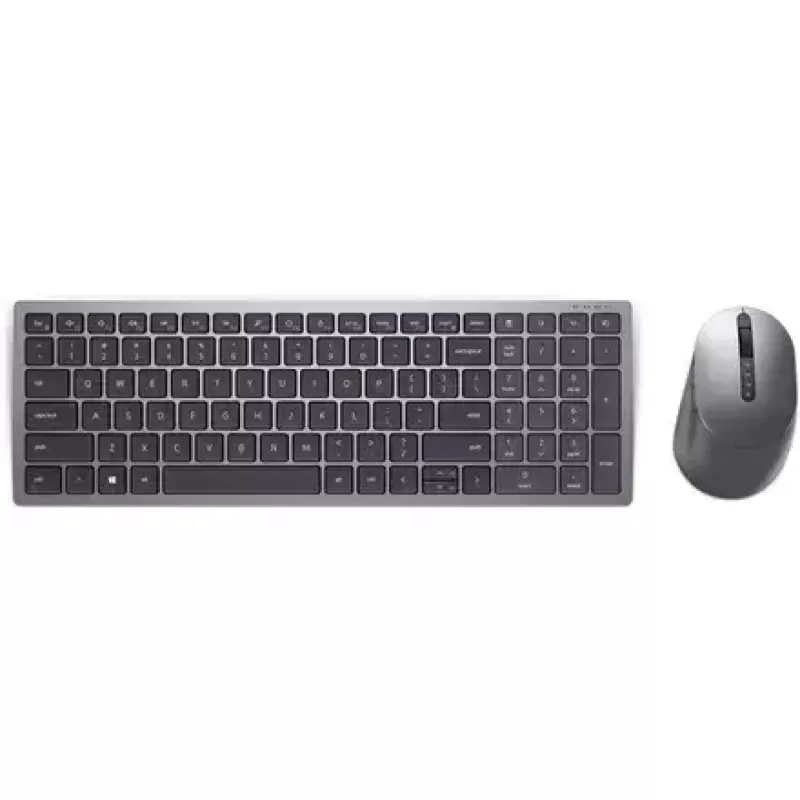 Wireless Keyboard and Mouse Dell KM7120W Bluetooth Titan Gray compact keyboard ergonomic mouse