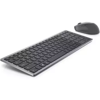 Wireless Keyboard and Mouse Dell KM7120W Bluetooth Titan Gray compact keyboard ergonomic mouse