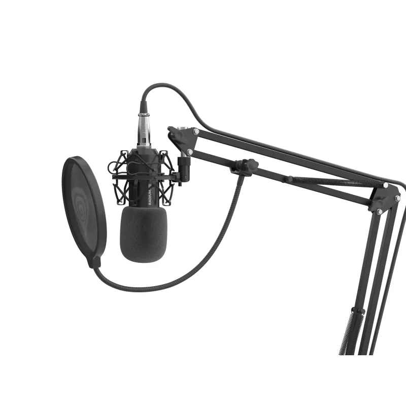 GENESIS Radium 300 XLR Black Studio microphone
