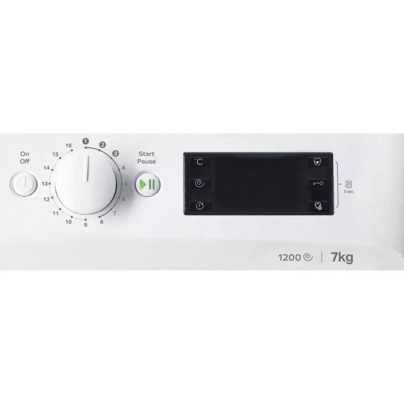 Indesit MTWE 71252 WK EE washing machine Front-load 7 kg 1151 RPM White