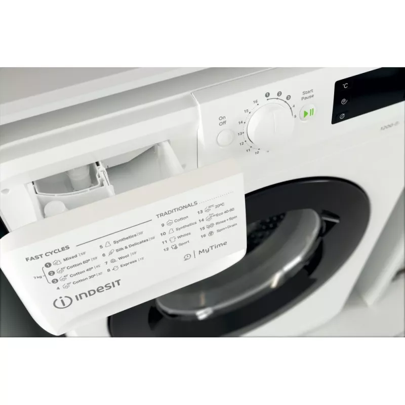 Indesit MTWE 71252 WK EE washing machine Front-load 7 kg 1151 RPM White