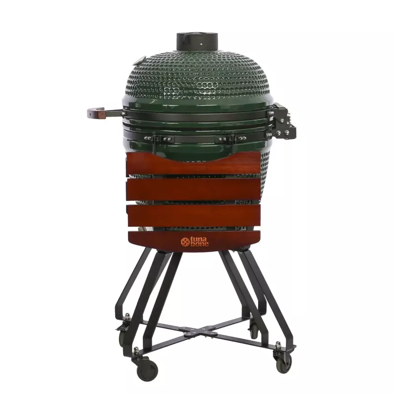 Charcoal Kamado Grill TUNABONE TunaBone Classic 21 inch Size M Green
