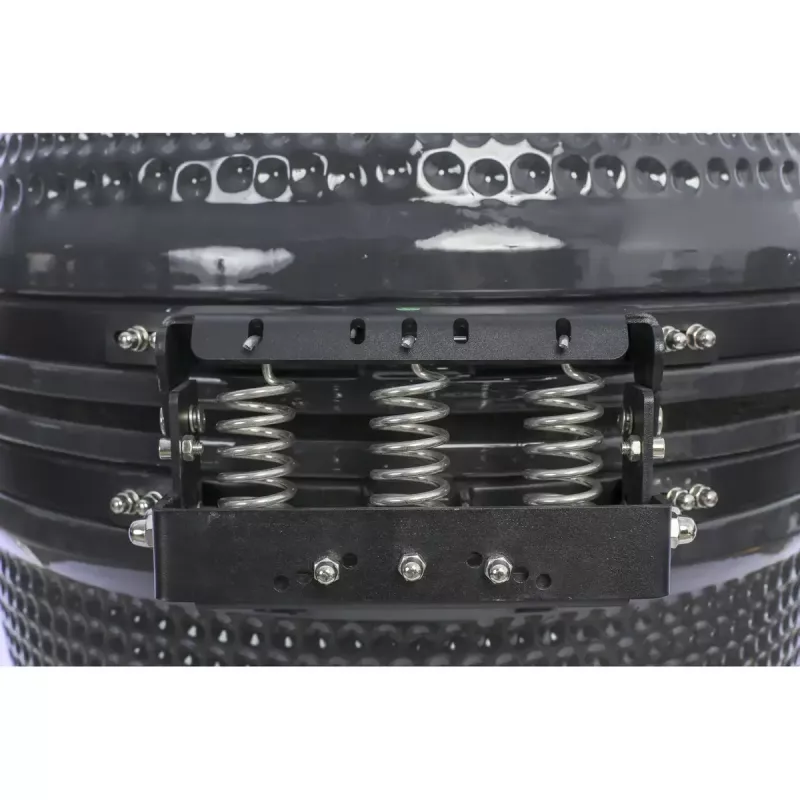 Kamado grill TUNABONE TunaBone Classic 23 inch (Size L) ceramic-style charcoal grill, 23 inch cooking diameter, dark grey