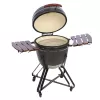 Kamado grill TUNABONE TunaBone Classic 23 inch (Size L) ceramic-style charcoal grill, 23 inch cooking diameter, dark grey