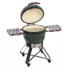 TunaBone Kamado Pro 24 inch Ceramic Grill, Size L, Green (TBG24GREEN-02)