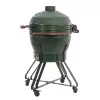 TunaBone Kamado Pro 24 inch Ceramic Grill, Size L, Green (TBG24GREEN-02)