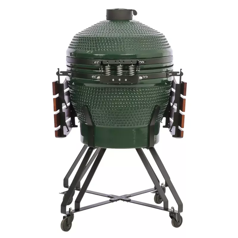 TunaBone Kamado Pro 24 inch Ceramic Grill, Size L, Green (TBG24GREEN-02)