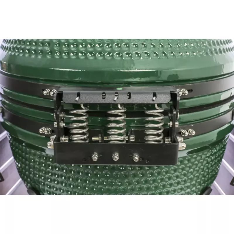 TunaBone Kamado Pro 24 inch Ceramic Grill, Size L, Green (TBG24GREEN-02)