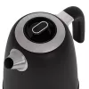 Electric kettle Adler 1 L 2200 W Black Stainless steel