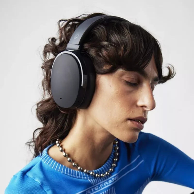 Headphones Skullcandy Hesh ANC — over-ear wired & wireless, Bluetooth 5.0, ANC, USB-C, 22 h playback, 3.5 mm, black