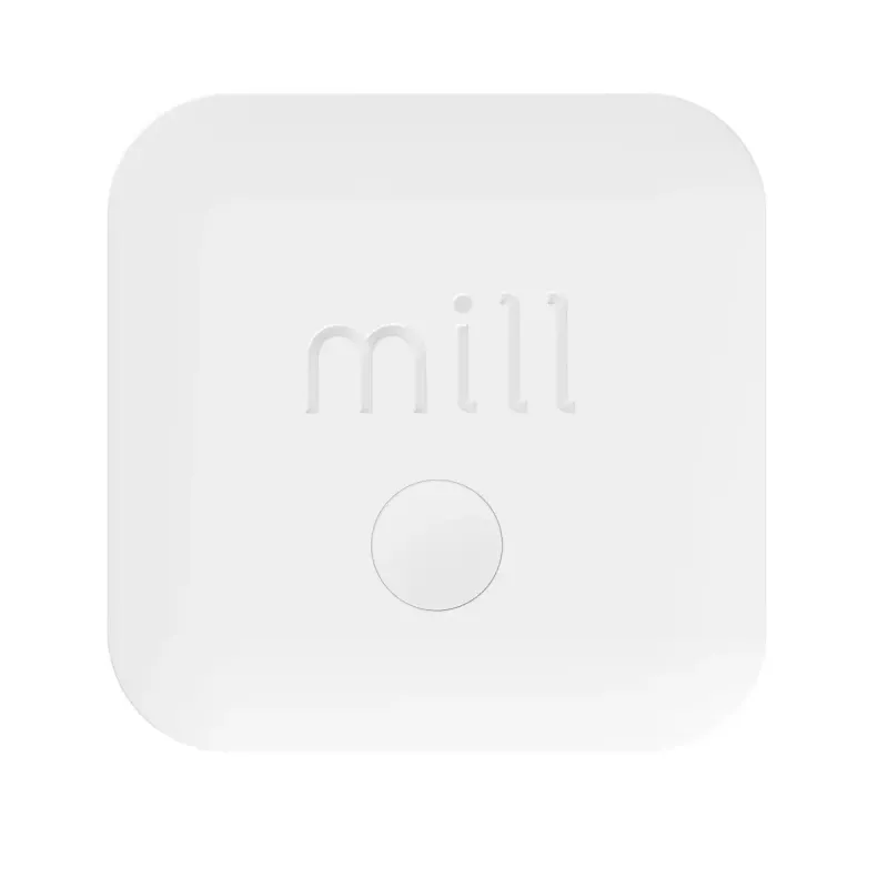 Environmental sensor Mill Sense SENSEAIR — wireless air quality, humidity and temperature monitor (battery, Wi‑Fi, 70×30×70 mm)