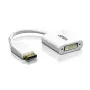 ATEN DisplayPort to DVI converter, PC: Up to UXGA / HDTV: Up to 1080i,1080p