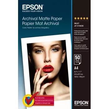 Epson Archival Matte Paper - A4 - 50 Sheets