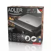 Contact grill Adler AD 3051 — stainless steel, 2200–2800 W, grill area 1392 cm², adjustable temperature, non-stick plates