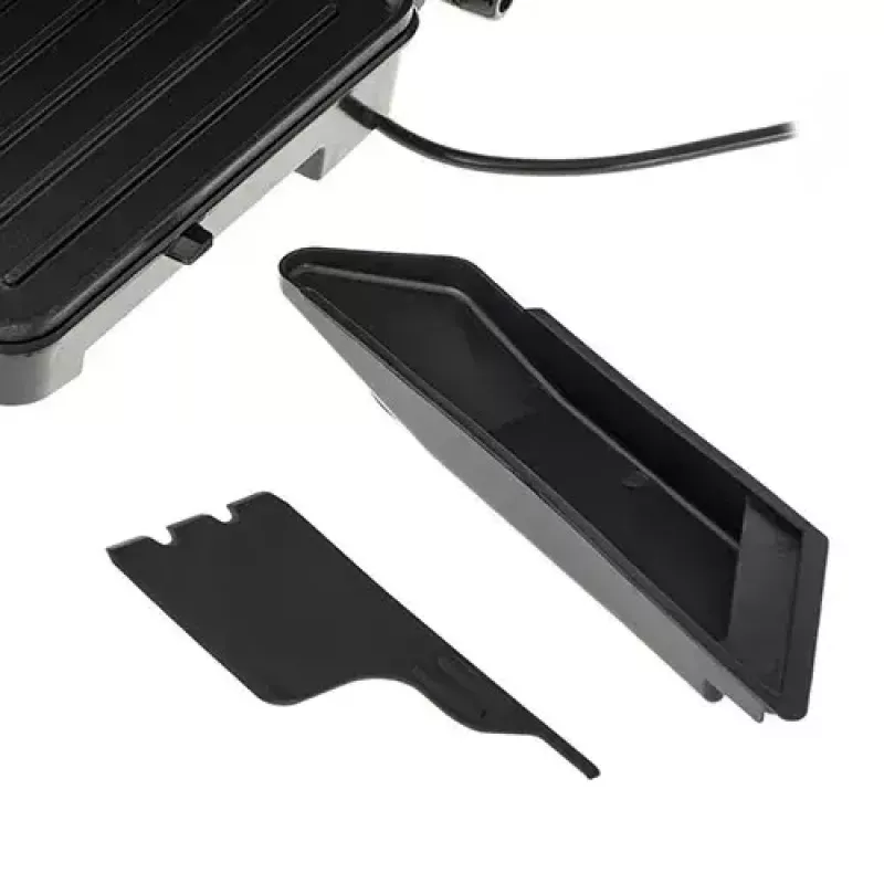 Contact grill Adler AD 3051 — stainless steel, 2200–2800 W, grill area 1392 cm², adjustable temperature, non-stick plates