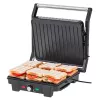 Contact grill Adler AD 3051 — stainless steel, 2200–2800 W, grill area 1392 cm², adjustable temperature, non-stick plates