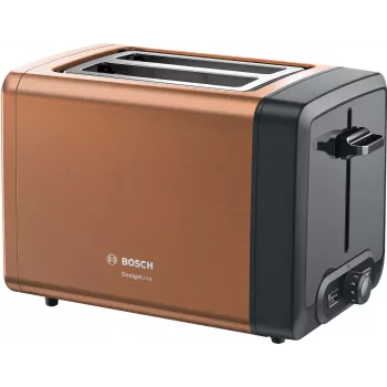 Toaster Bosch TAT4P429 2-slice 970 W Black/Brown, compact stainless steel