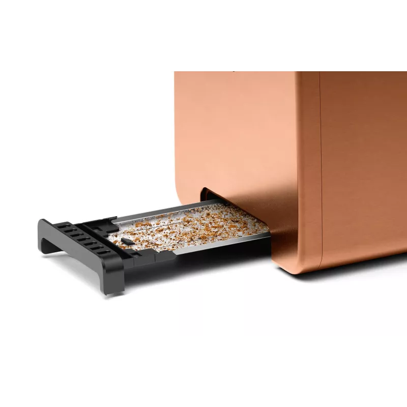 Toaster Bosch TAT4P429 2-slice 970 W Black/Brown, compact stainless steel
