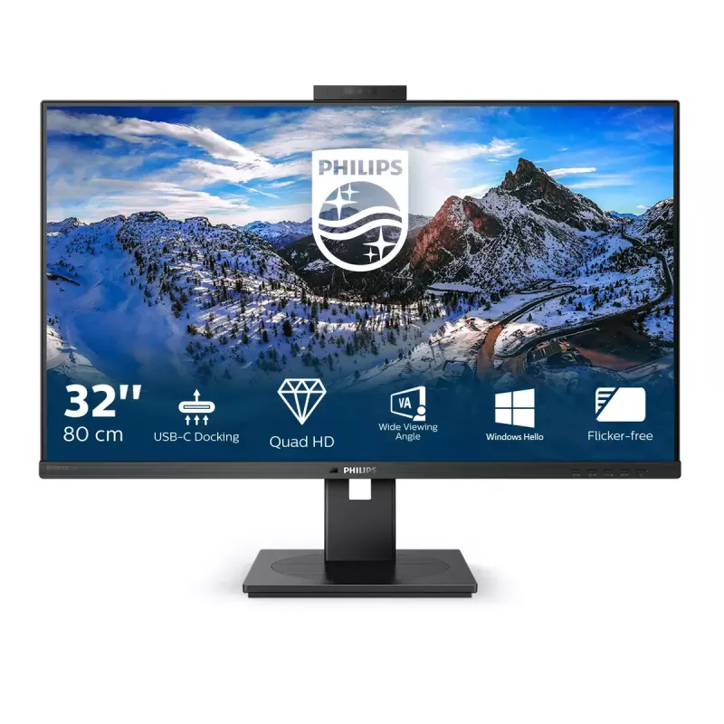 Philips P Line 326P1H/00 computer monitor 80 cm (31.5 inch) 2560 x 1440 pixels Quad HD LED Black