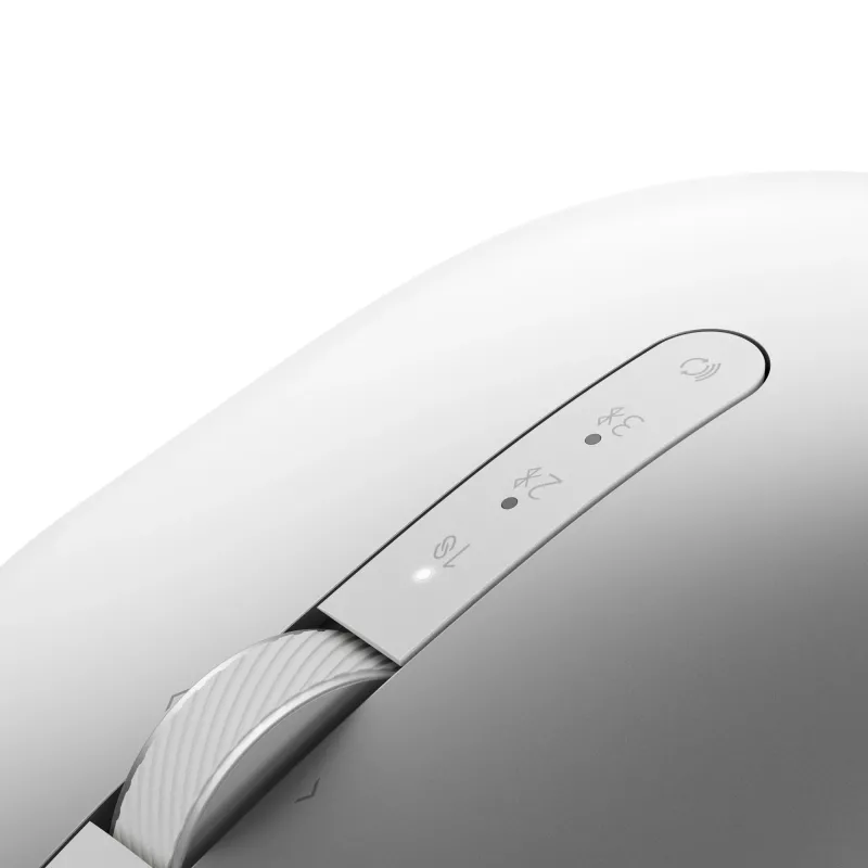 DELL Pro Premium Compact Mouse - MS7421W - Platinum Silver, Ambidextrous, Optical, RF Wireless + Bluetooth, 1600 DPI, Platinum, Silver (Open Box)