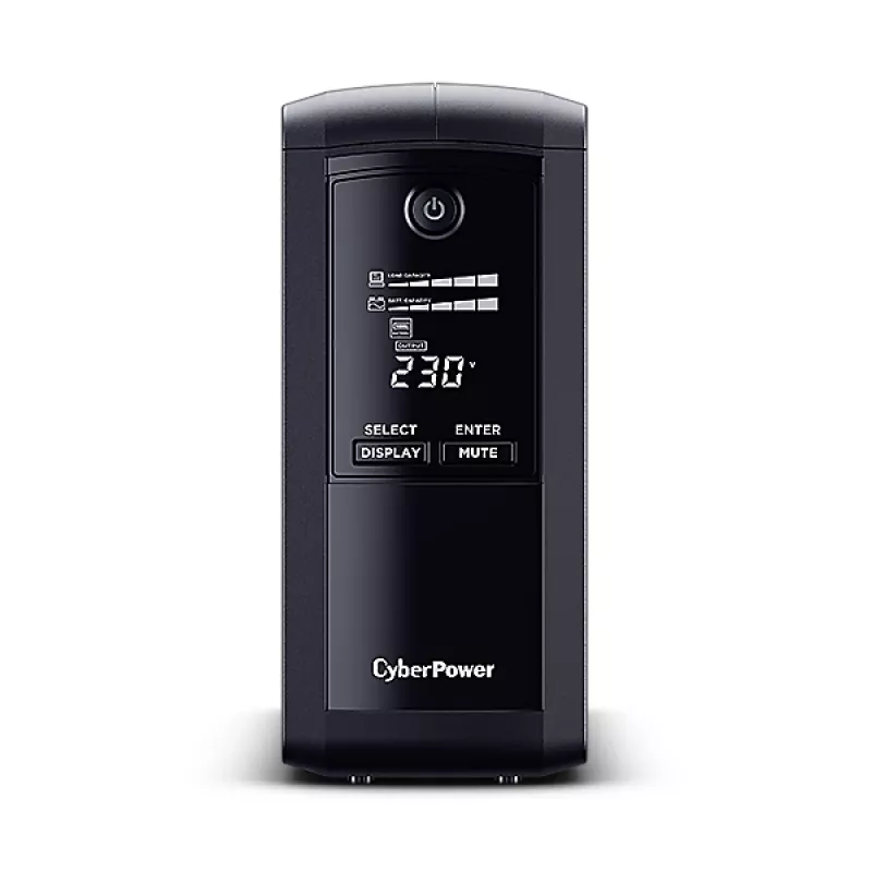 CyberPower VP700ELCD uninterruptible power supply (UPS) Line-Interactive 0.7 kVA 390 W 4 AC outlet(s)