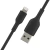 Lightning Cable Belkin CAA001BT0MBK 0.15m Black