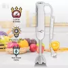 Immersion blender Adler AD 4625w — hand blender, 5 speeds, turbo, 1500 W, stainless steel blade, silver/white