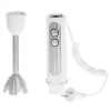 Immersion blender Adler AD 4625w — hand blender, 5 speeds, turbo, 1500 W, stainless steel blade, silver/white