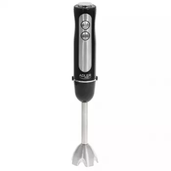 Immersion blender Adler AD 4625B — hand blender, 1500 W max, 850 W nominal, 5 speeds, mechanical control, turbo, stainless steel blade, black