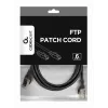 Ethernet patch cable Gembird Cat6 U/UTP (UTP) 2 m, RJ-45, black