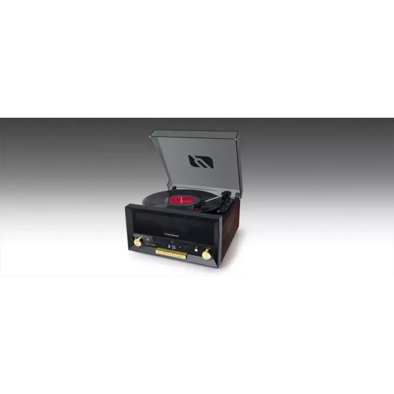 Direct drive audio turntable Muse MT-112 W — semi-automatic, 20 W RMS, 3.5 mm output, LCD, AC 100–240 V
