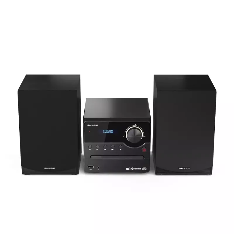 Sharp XL-B517D Home audio micro system 45 W Black