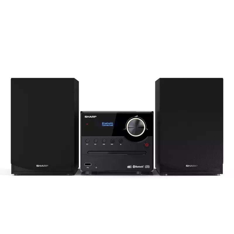 Sharp XL-B517D Home audio micro system 45 W Black