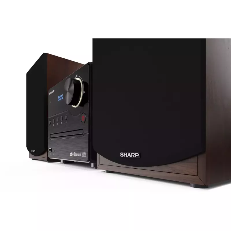 Sharp XL-B517D Home audio micro system 45 W Brown