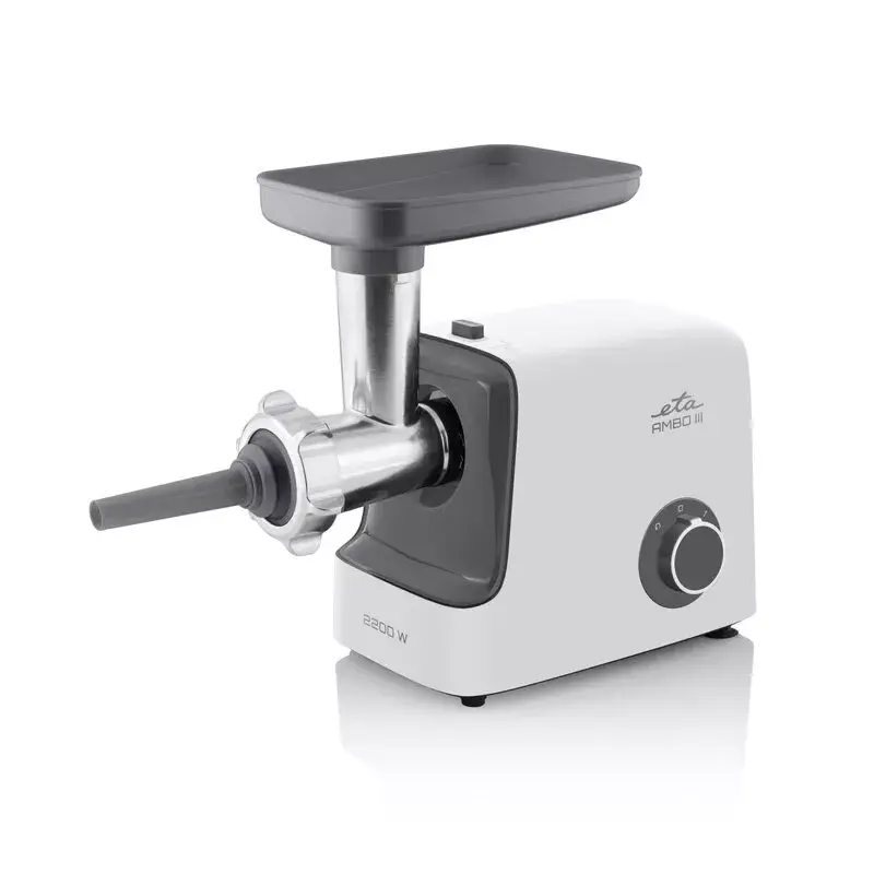 Meat grinder ETA ETA507590000, 2200 W, 2.3 kg/min, grey/white