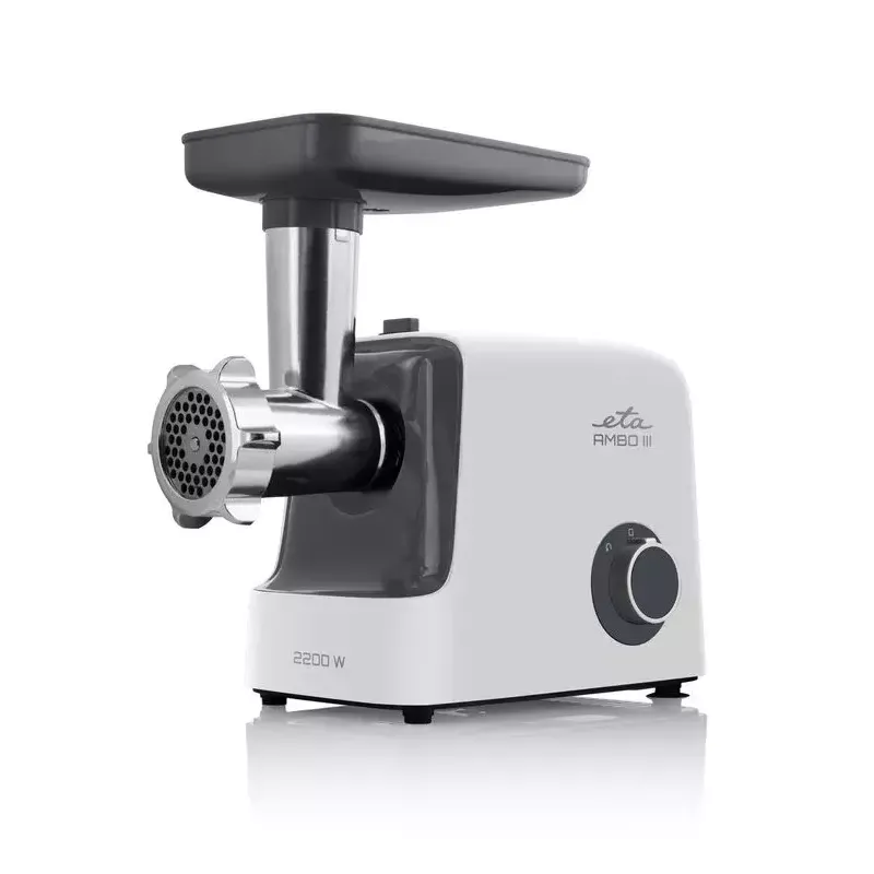 Meat grinder ETA ETA507590000, 2200 W, 2.3 kg/min, grey/white