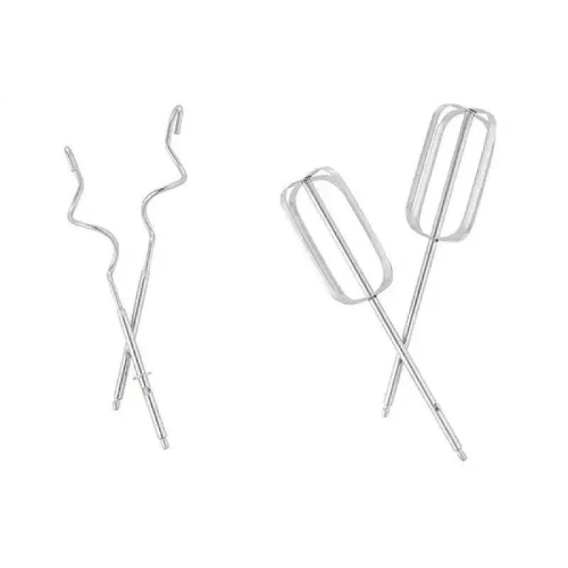 Hand mixer Adler AD 4225 — 5 speeds, turbo, 300 W, inox/silver‑black, beaters and dough hooks