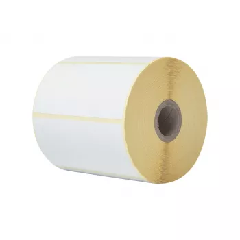 Brother BDE-1J050102-102 printer label White Self-adhesive printer label