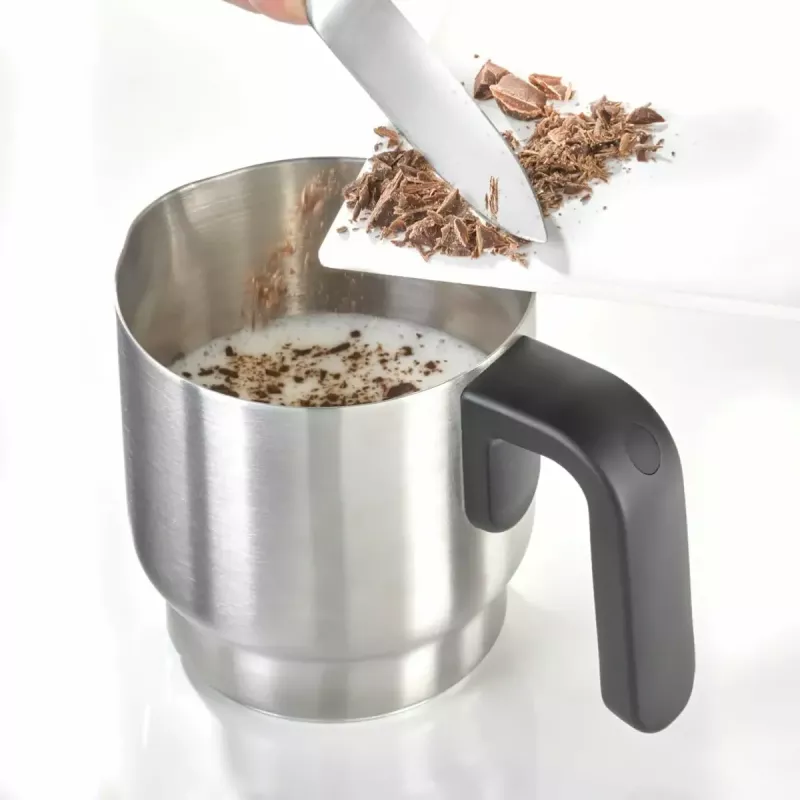 Milk Frother Caso 1665 Automatic Milk Frother Black Stainless Steel
