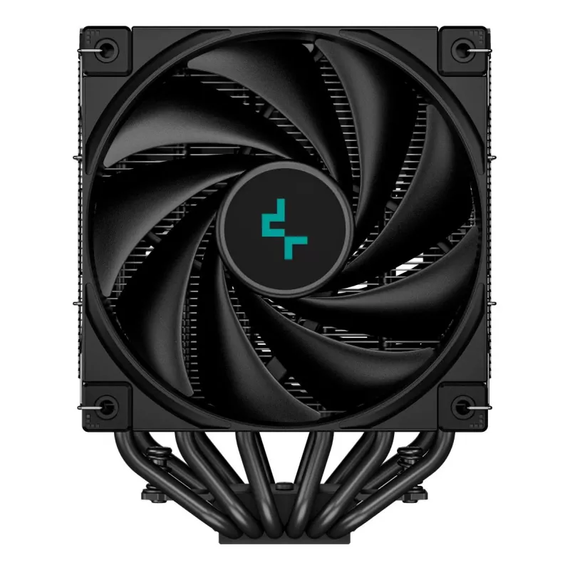 Air cooler DeepCool AK620 12 cm, dual 120 mm fans, 6 heat pipes, TDP 260 W, PWM, FDB, height 160 mm, black