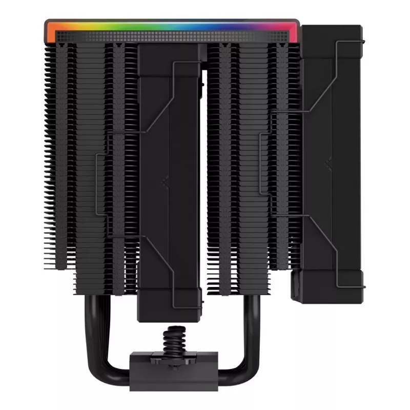 Air cooler DeepCool AK620 12 cm, dual 120 mm fans, 6 heat pipes, TDP 260 W, PWM, FDB, height 160 mm, black