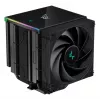 Air cooler DeepCool AK620 12 cm, dual 120 mm fans, 6 heat pipes, TDP 260 W, PWM, FDB, height 160 mm, black